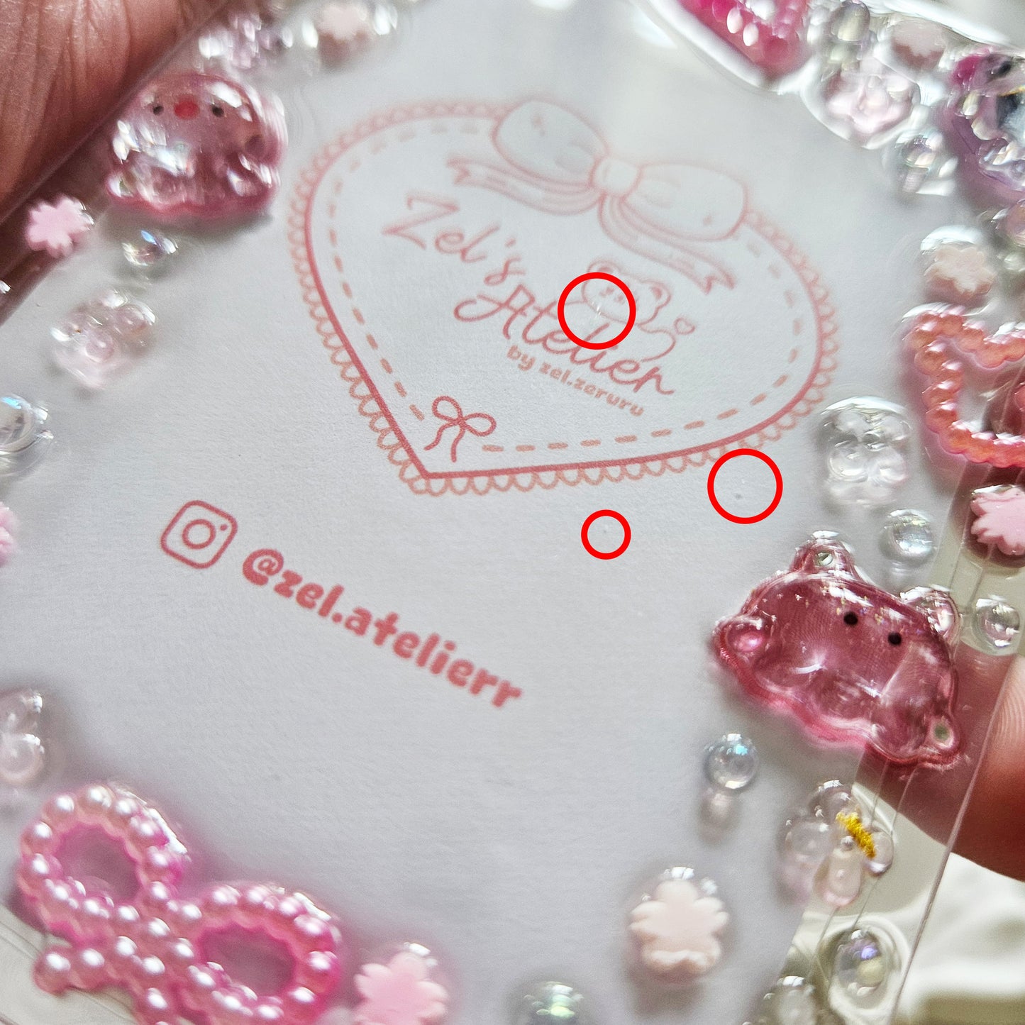 (B-Grade) Axolotl UV Resin Toploader Keychain