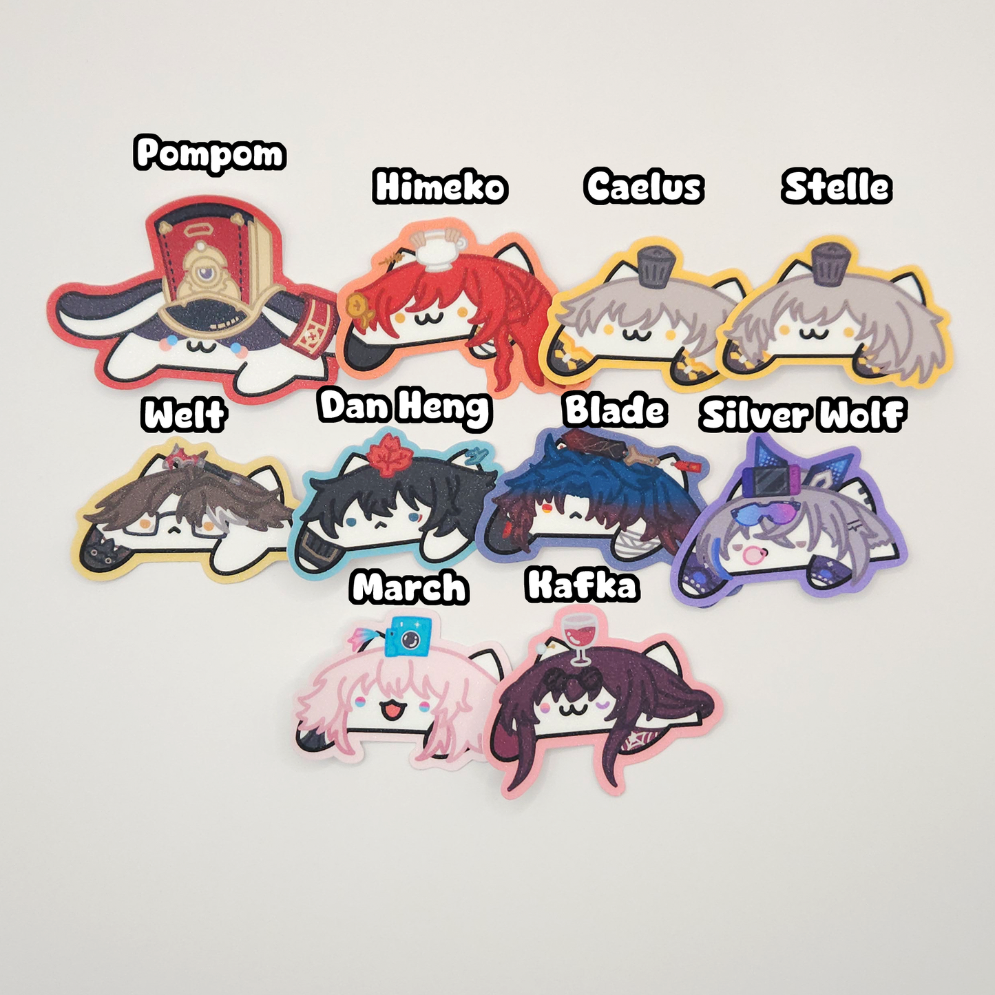 Honkai Star Rail Bongo Stickers