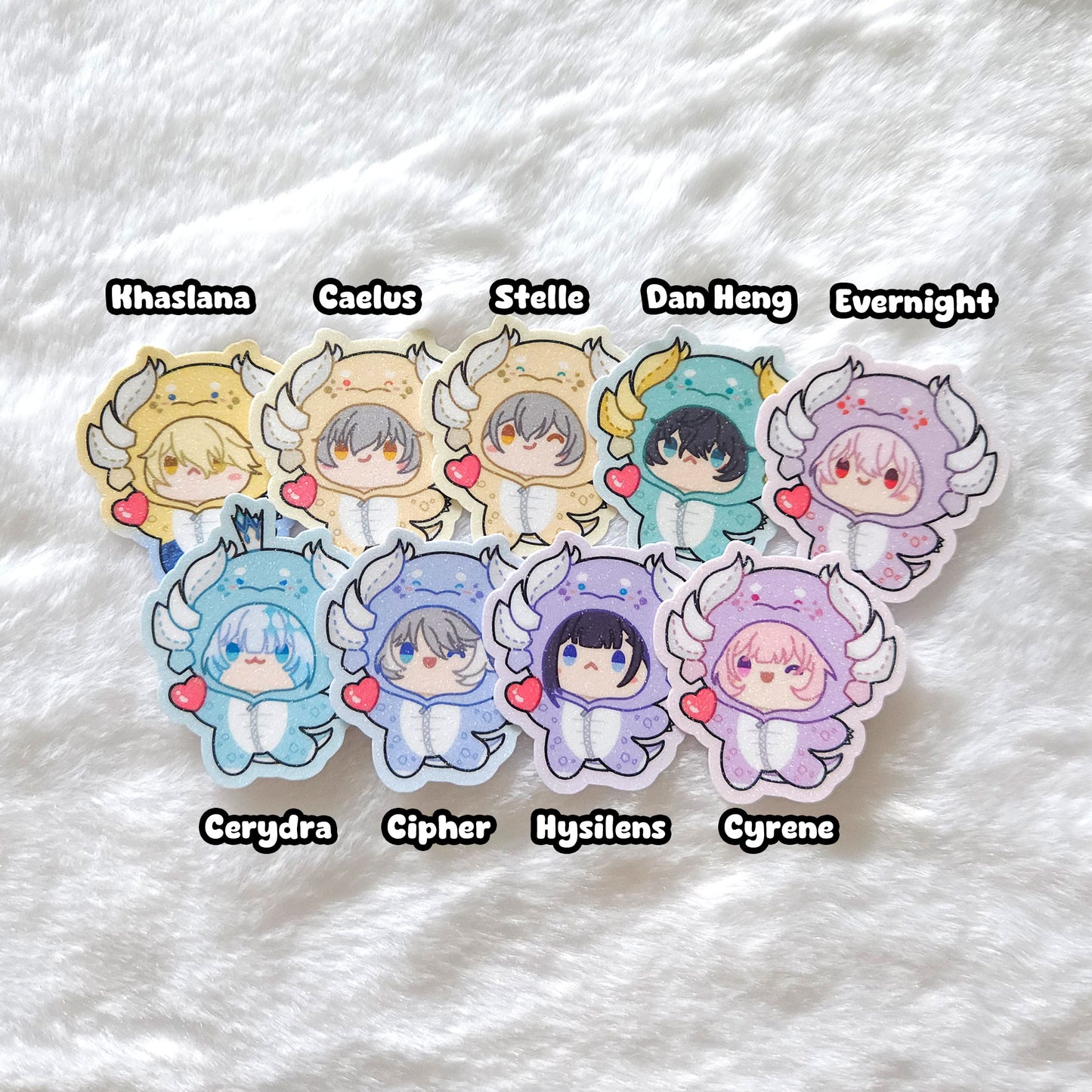Honkai Star Rail Dromas Mini Stickers Vol.2