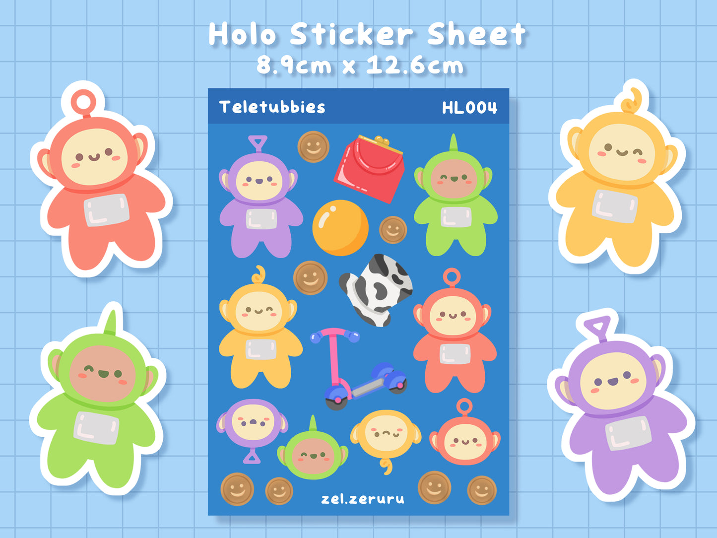 TV Buddies Sticker Sheet