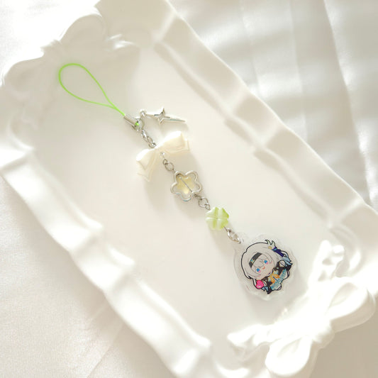 Firefly Beaded Phone Charm