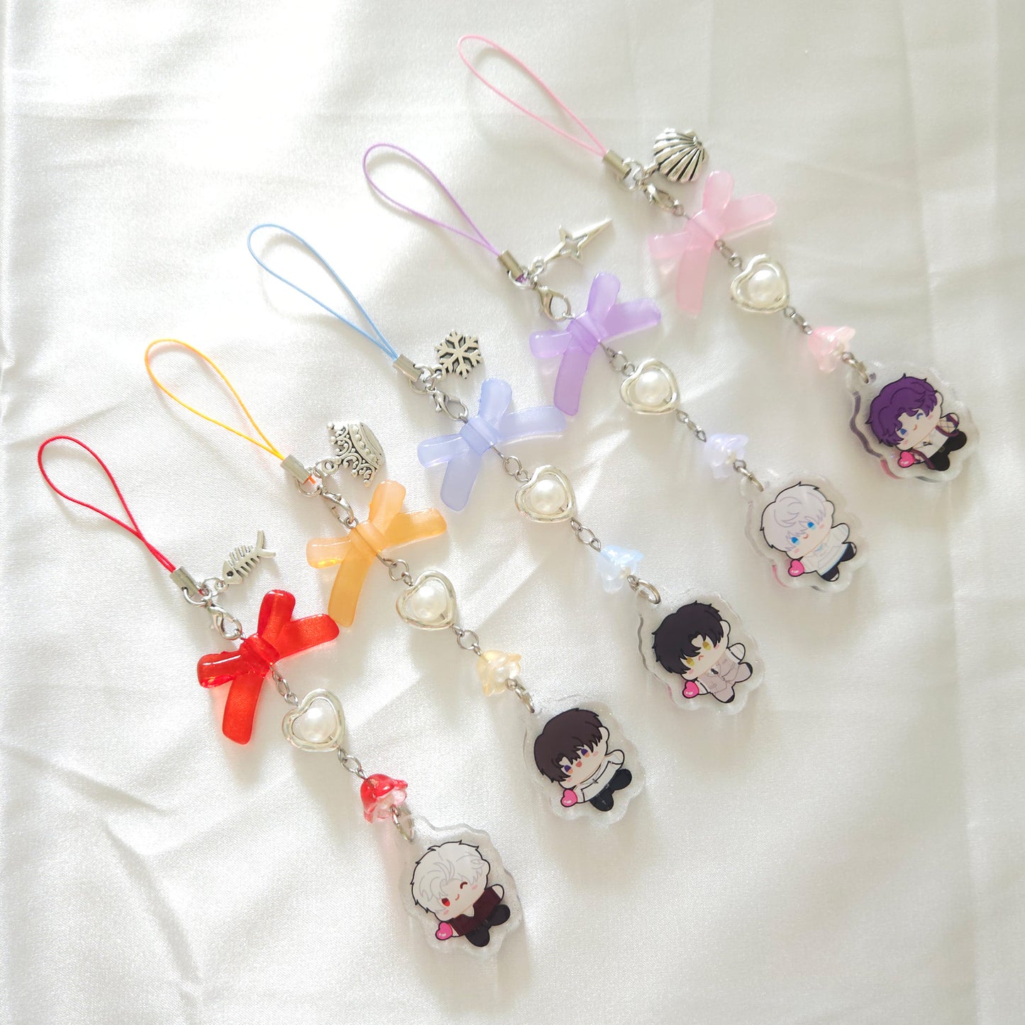 Love and Deepspace Beaded Phone Charm