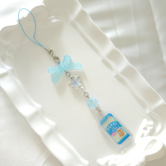 Asian Snack Beaded Phone Charm