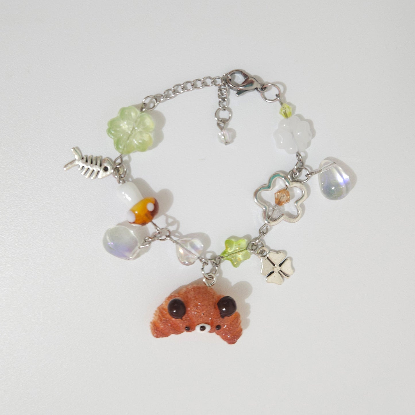 Matcha Croissant Bracelet