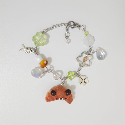 Matcha Croissant Bracelet