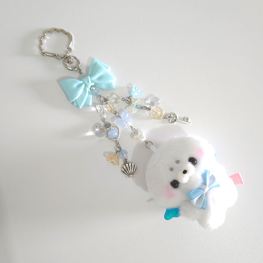 Fluffy Seal - Plush Keychain