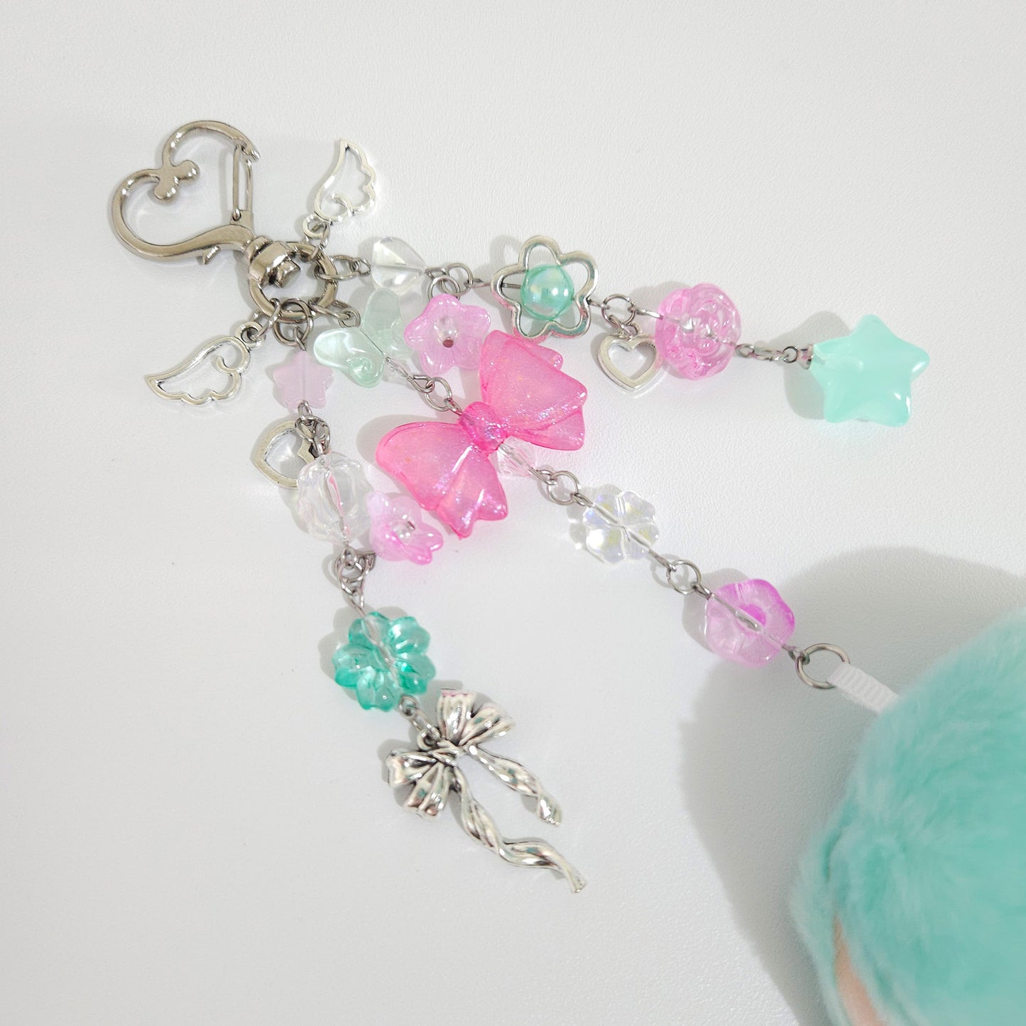 Raspberry Mint - Plush Keychain