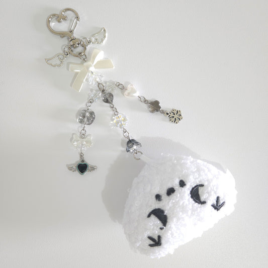 Snowy Riceball - Plush Keychain