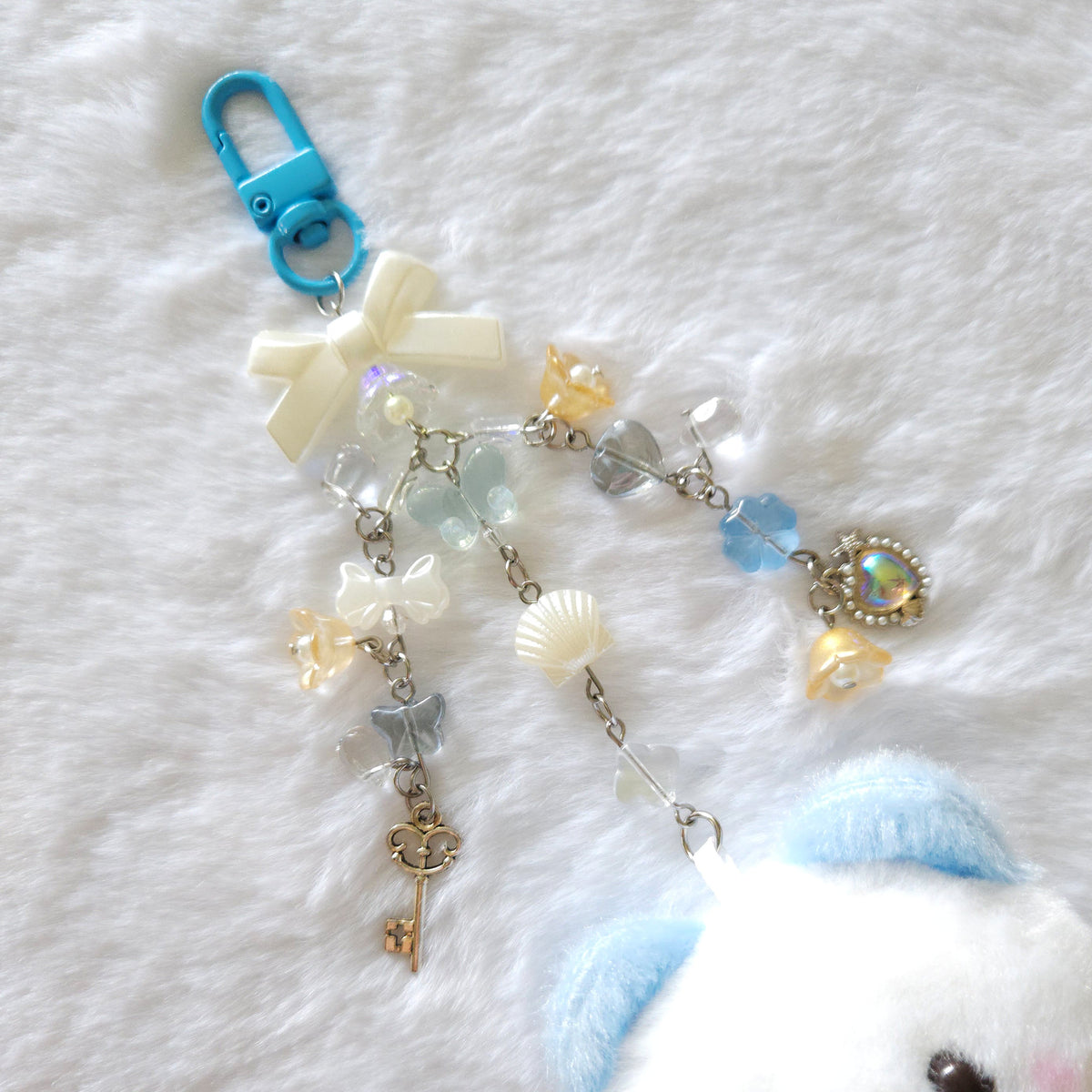 Ocean Macaron - Plush Keychain