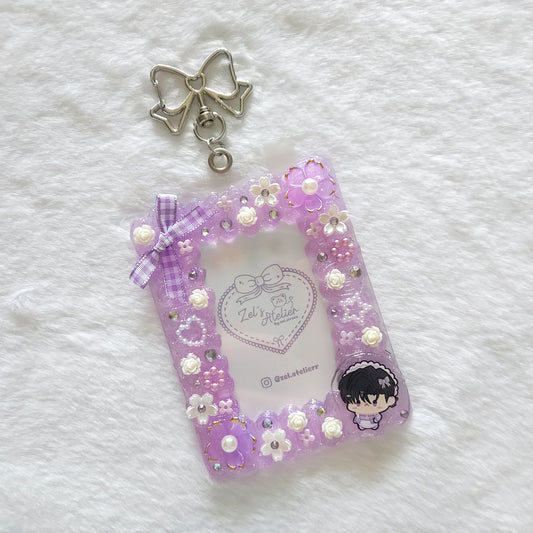 Purple Idol Keychain Deco Toploader