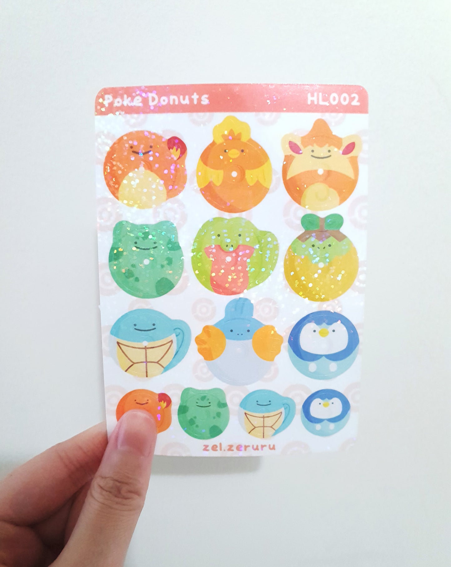 Pokemon Donuts Sticker Sheet