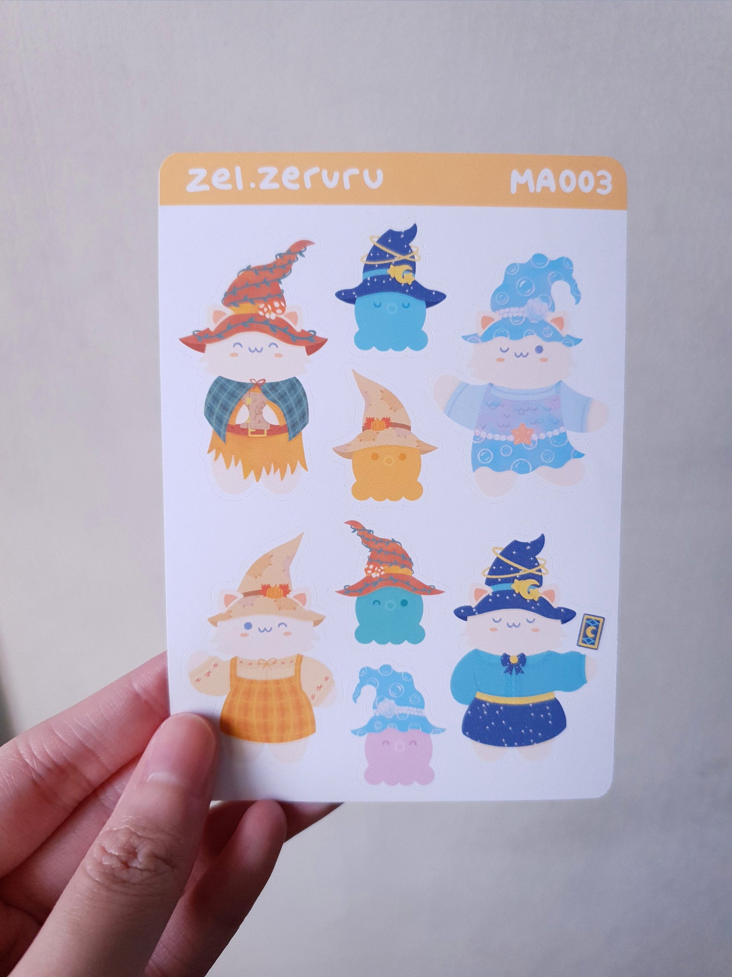 Witch Petunia Sticker Sheet