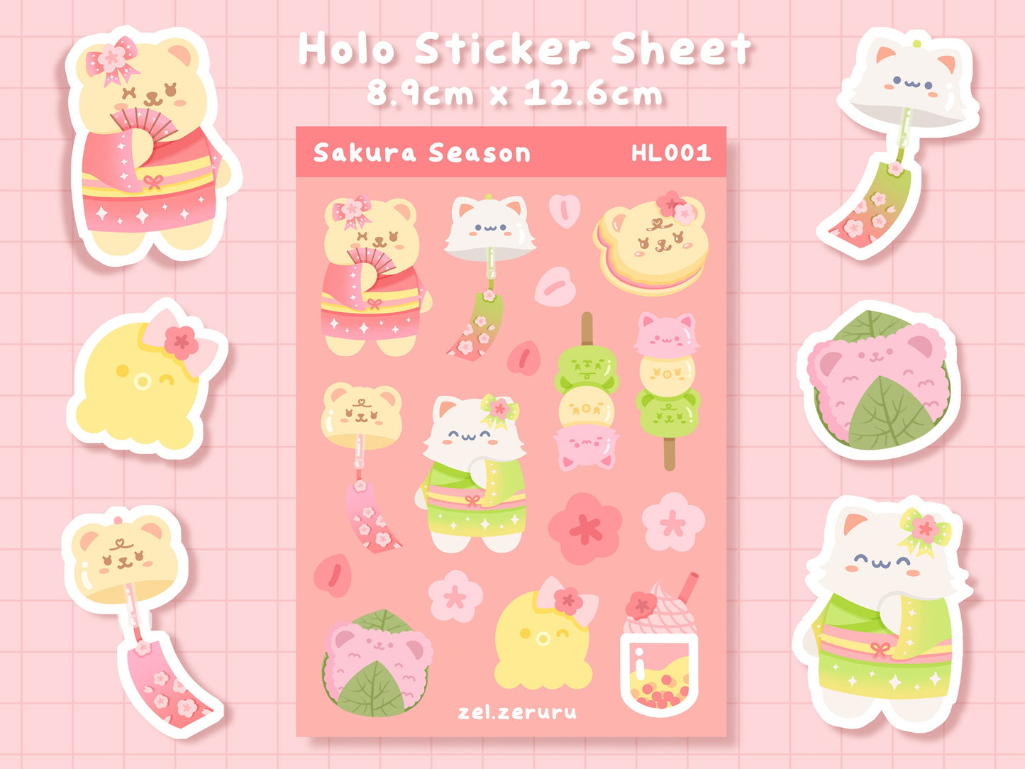 Sakura Season Sticker Sheet