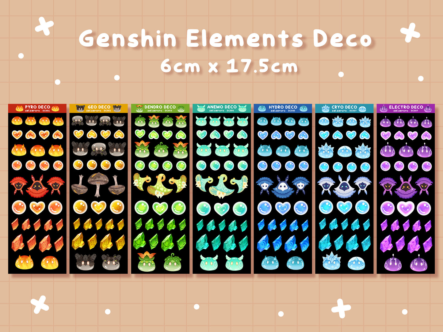 Genshin Impact Deco Sticker