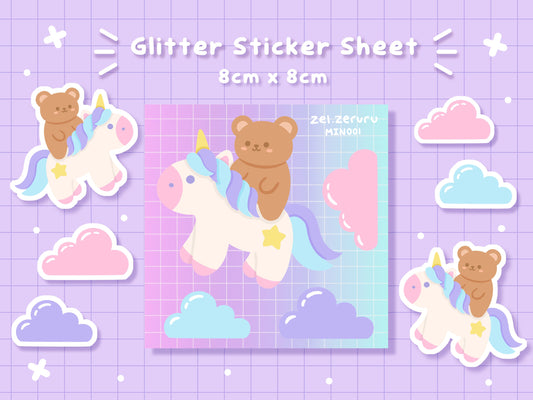 Unicorn Mini Sticker Sheet